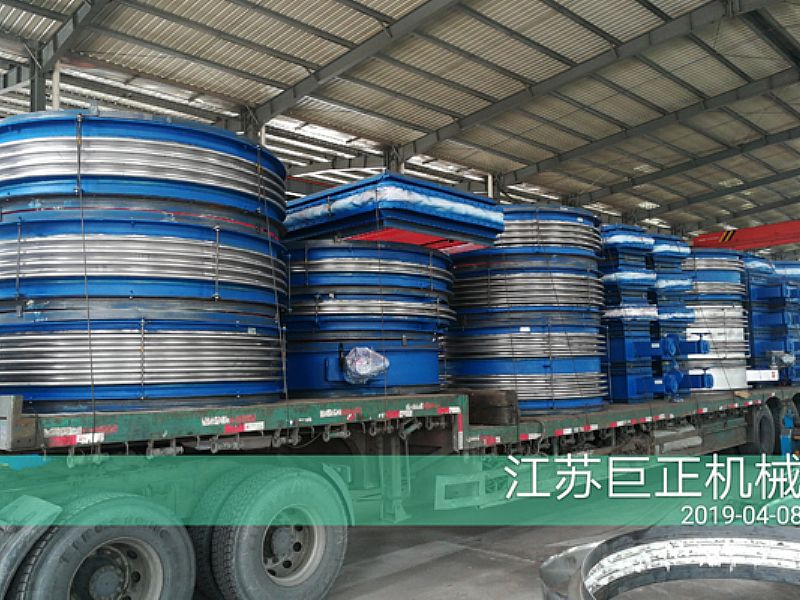 擋板門/非金屬膨脹節完工，準備發往山東客戶