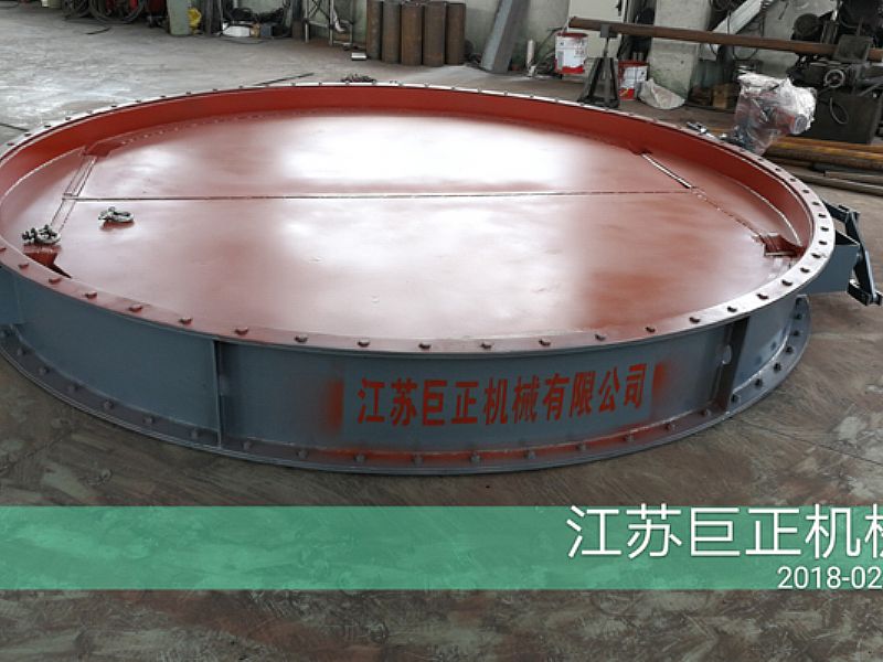 圓形擋板門（直徑270cm）完工了，準備發往江西客戶